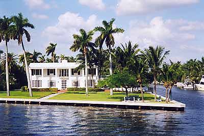 Fort Lauderdale. Wasserstraßen und exclusive Anwesen