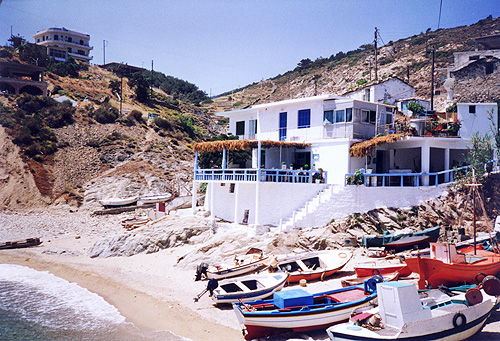 Strandurlaub Griechenland Insel Ikaria Wandern Armenistis 3 Wochen 1992
