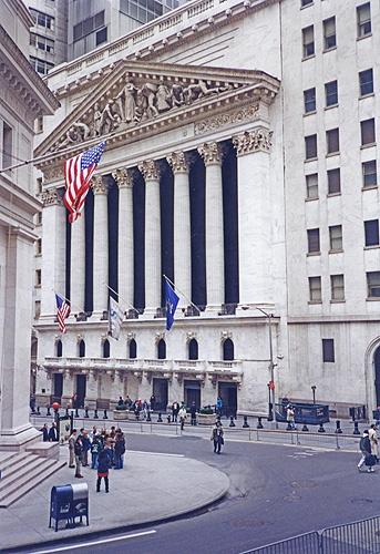 Wall Street, New York Stock Exchange, NYSE