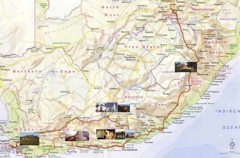 Südafrika Route - von den Drakensbergen bis Kapstadt in 4 Wochen- Südafrika Roadtrip