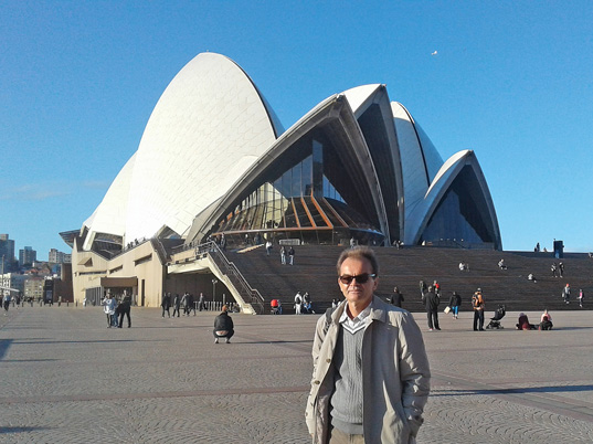 Richard vor Sydney Oper