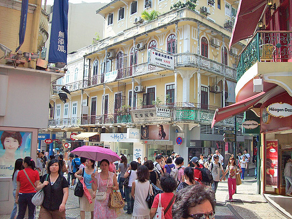 In der Altstadt von Macau