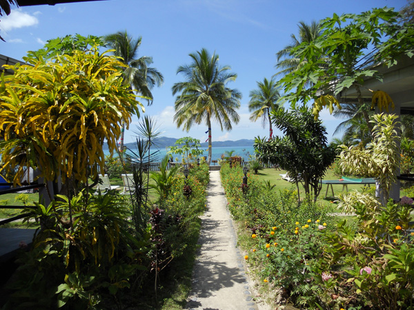 Philippinen, Palawan, Greenviews Resort in Port Barton