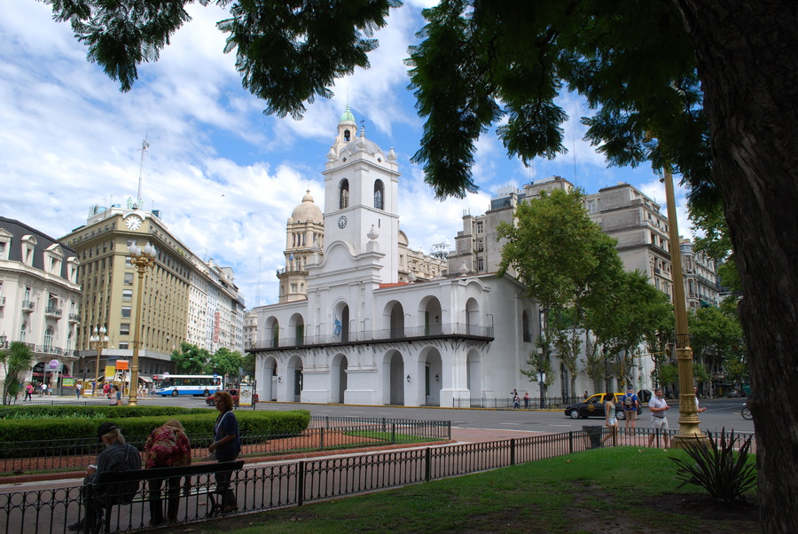 Cabildo de Buenos Aires auf Plaza de Mayo in Buenos Aires
