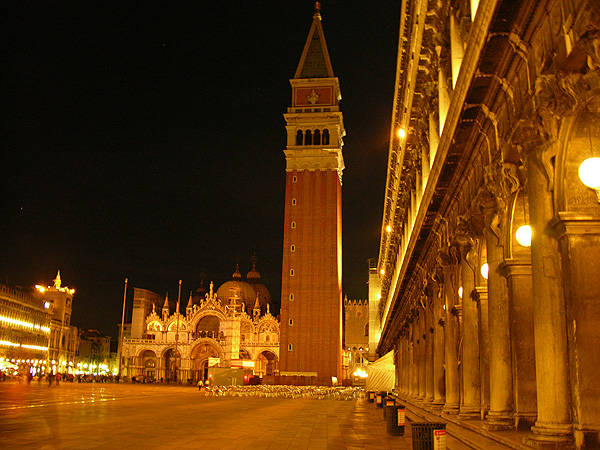 Venedig bei Nacht  - Piazza San Marco